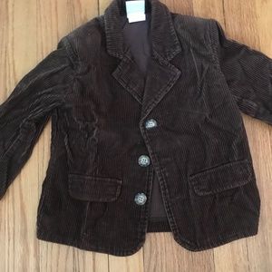 Kid's Brown Corduroy Blazer